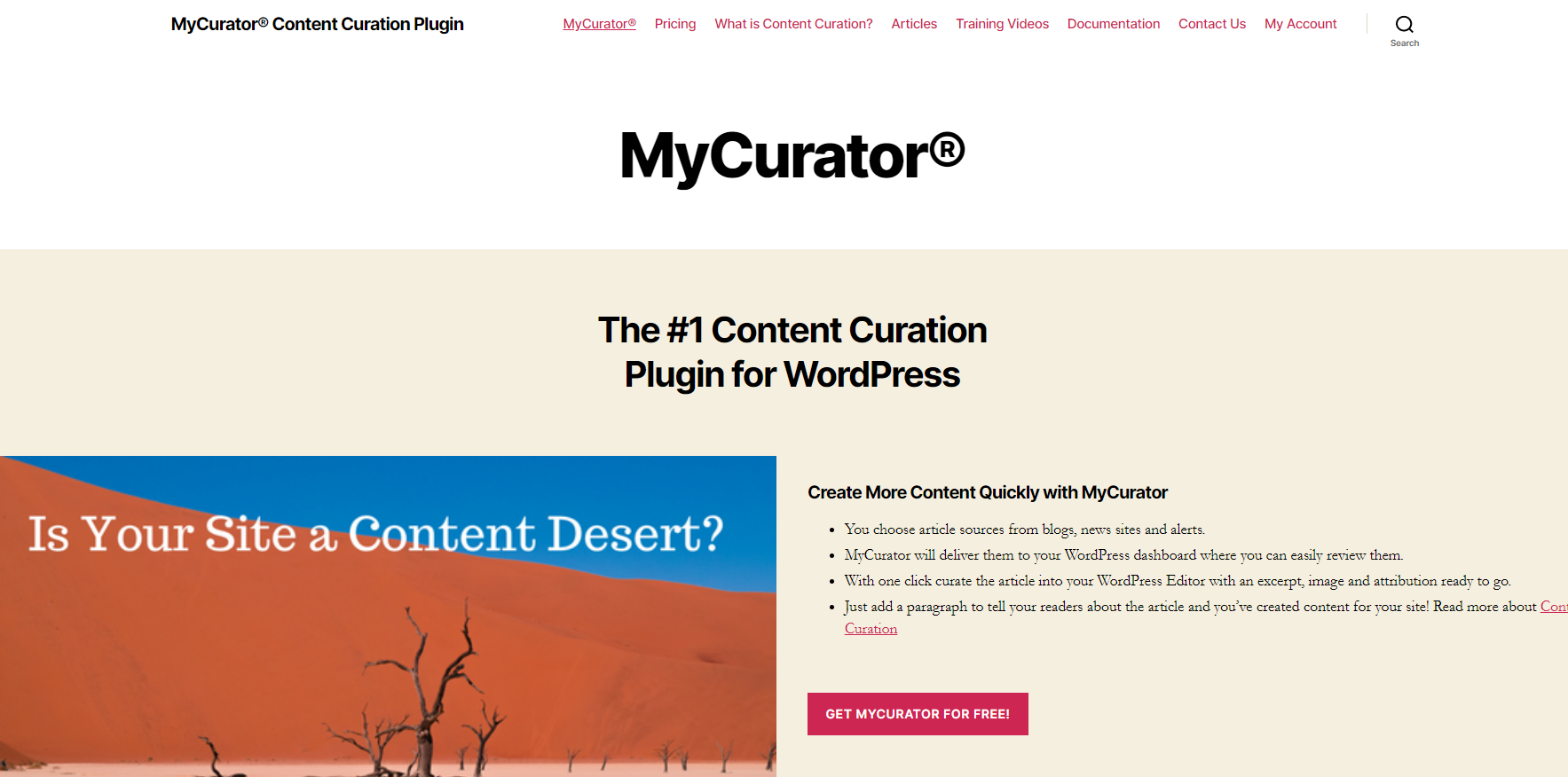mycurator content marketing plugins for wordpress